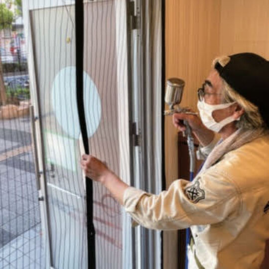 虫除けカーテン光触媒